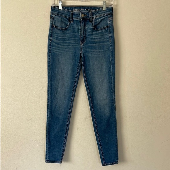 American Eagle Outfitters Denim - American Eagle Outfitters Blue Skinny Jeans Versatile Style